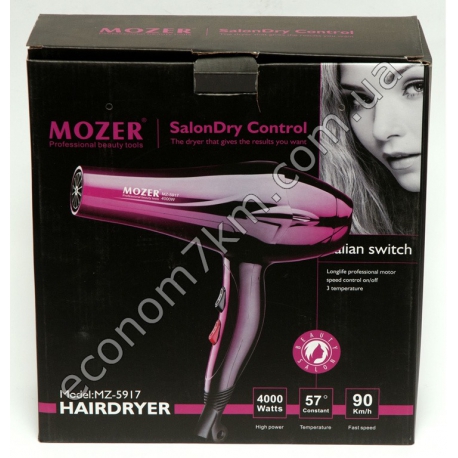 MZ-5917 Фен для волос MOZER 4000W