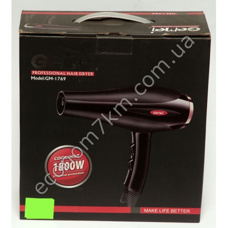 GM-1769 Фен для волос Gemei 1800W
