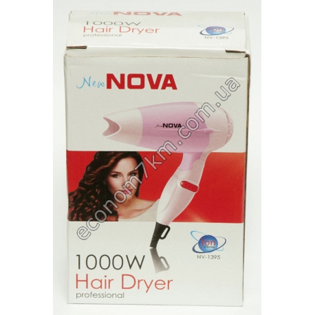 NV-1395 Фен для волос NOVA 1000W