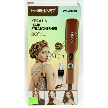 WS-8030 Выпрямитель утюжок для волос W-SMART