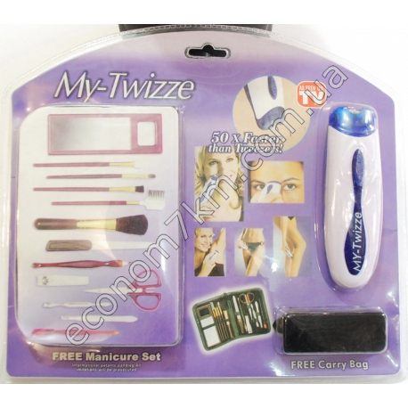 S2963 Эпилятор Твизер My-Twizze + маникюрный и макияжный набор