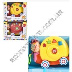 S3261 Каталка музыкальная в коробке "Улитка" 214B