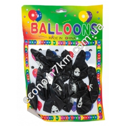 S4071 Воздушные шарики с принтом BALLOONS (размер упаковки: 19,5 х 28,5 см)